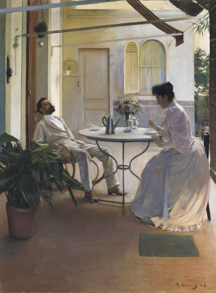Ramon Casas - Angolo colazione, Museu Nacional d'Art de Catalunya